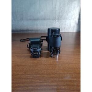 Tamron 70 150mm 1:3.5 Cf Tele Macro And 49mm Tamron Adaptall Lens Lot Of 2